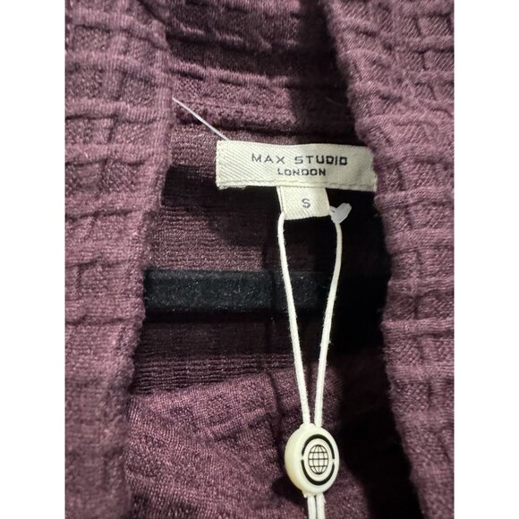 MAX STUDIO Women Bordeaux Pullover SMALL - Picture 3 of 4